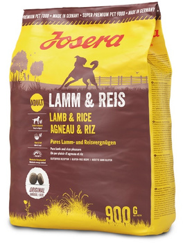 JOSERA PIES 900g LAMB & RICE  /5