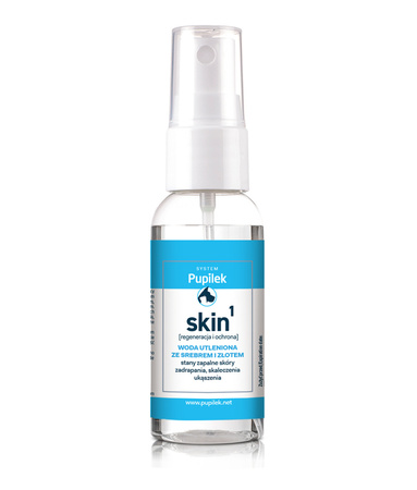 PUPILEK SKIN 1- tonik pielęgnacyjny z wodą utlenioną, złotem i srebrem (30 ml)