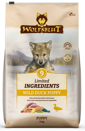 Wolfsblut Dog Limited Ingredients Wild Duck Puppy - kaczka i bataty 9kg