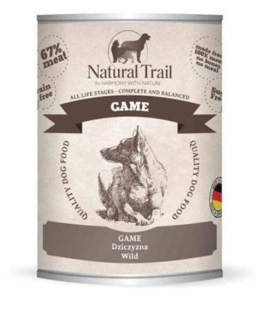 NATURAL TRAIL Dog SOFT LINE MONOPROTEIN 800g GAME