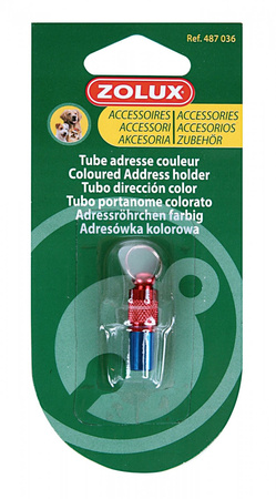ZOLUX Adresówka do obroży kolorowa