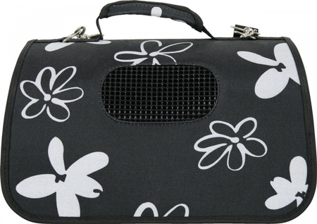 Zolux Torba transportowa dla psa i kota FLOWER średnia czarna