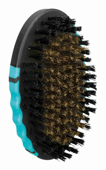 TX-2319 ZGRZEBŁO PLASTIKOWE Z DODATKOWYM  WŁOSIEM Z MOSIĄDZU 7x12cm