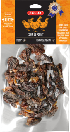 Zolux Przysmak naturalny dla psa Serca kurze 150 g