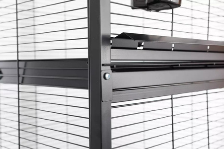 ZOLUX Woliera dla ptaków CHIC DUO czarna H165