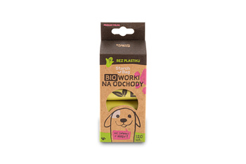 STARCHBAG Kompostowalne BIOworki na odchody 8 rolek x 15szt, kol. zielony