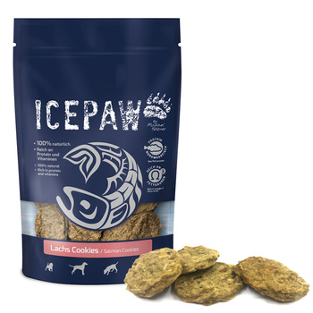 ICEPAW Lachs Cookies – ciasteczka z łososia i białych ryb (100g)