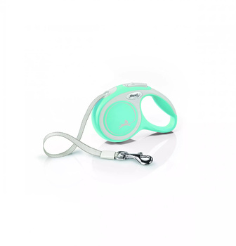 FLEXI Smycz automatyczna dla psa New Comfort XS taśma 3 m kol. błekit