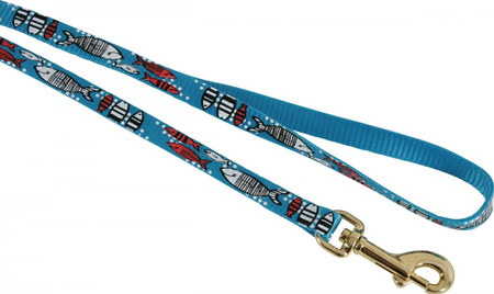 Zolux Smycz dla kota nylonowa SARDINE 1 m kol. turkusowy