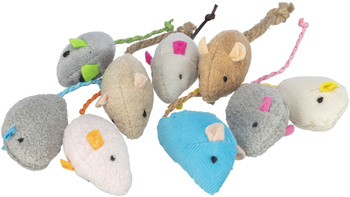 TX-41110 MYSZKI DLA KOTA PLUSZ Z          KOCIMIĘTKĄ 5cm    /90szt