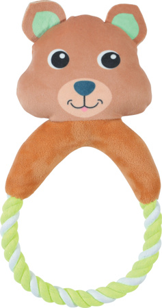 ZOLUX Zabawka pluszowa dla psa, Kuoka ze sznurkiem "Calinou" 26,5 cm