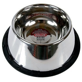 ZOLUX Miska dla spaniela na gumie ze stali nierdzewnej INOX 24cm 0,95l