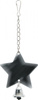 Zolux Lusterko gwiazda z dzwoneczkiem na łańcuszku do klatki dla ptaków