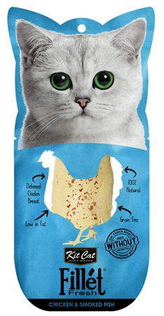 Kit Cat Fillet Fresh Kurczak & wędzona ryba 30g