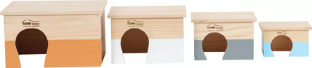 ZOLUX Domek drewniany dla gryzonia Home Color prostokątny XL 200x350x280mm