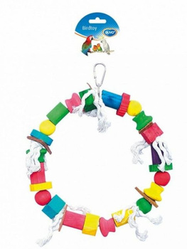 DUVO+ ZABAWKA DLA PTAKÓW KOLOROWA OBRĘCZ 30cm    4745014