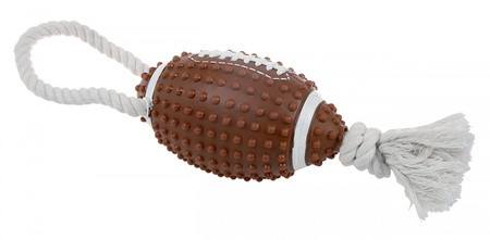 ZOLUX Zabawka dla psa piłka do rugby ze sznurkiem 47,5 cm