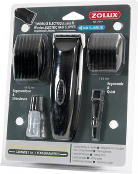 ZOLUX Maszynka do strzyżenia bezprzewodowa z zestawem akcesoriów