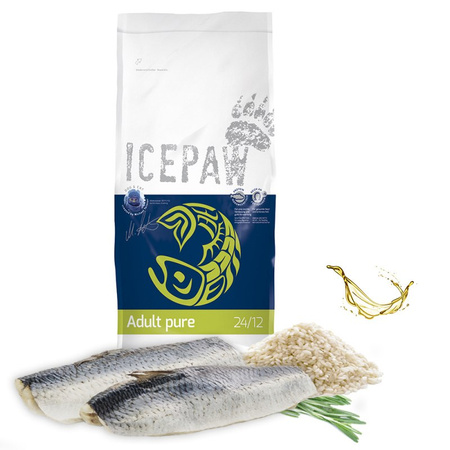 ICEPAW Adult Pure śledż karma dla dorosłych psów (14 kg)