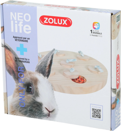 ZOLUX Drewniany talerz na przysmaki dla królika NEOLIFE