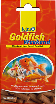 Tetra Goldfish Weekend 10 pcs. pokarm utwardzone pałeczki dla złotych rybek