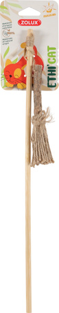 ZOLUX Zabawka dla kota wędka patyk z matatabi ETHICAT 40 cm