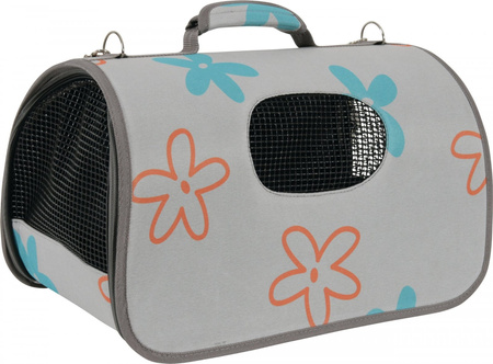 Zolux Torba transportowa dla psa i kota FLOWER mała szara