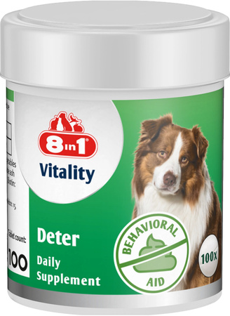 8in1 Vitality tabletki Deter dla psów przeciw koprofagii 100tb.