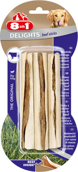 8in1 Przysmak dla psa pałeczki o smaku wołowiny Delights 3 szt.