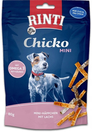 RINTI CHICKO 80g PASKI KURCZAK+ŁOSOŚ      MINI  /12