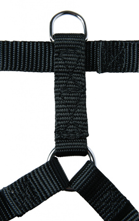 Zolux Szelki dla psa nylonowa taśma 20/35cm 10mm kol. czarny