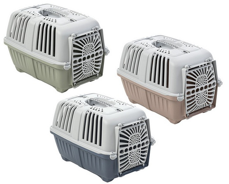 YARRO TRANSPORTER PRATIKO 1 PLASTIKOWE DRZWI 31,5x48x33 NIEBIESKOSZARY