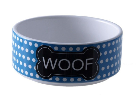 YARRO MISKA CERAMICZNA DLA PSA WOOF       NIEBIESKA 13x4,5cm Y2733