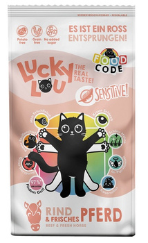 Lucky Lou Food Code Sensitive Wołowina & Konina 1,7kg