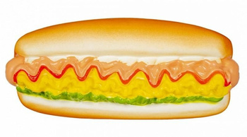 DUVO+ ZABAWKA LATEX HOT-DOG 16x7x6cm 11983