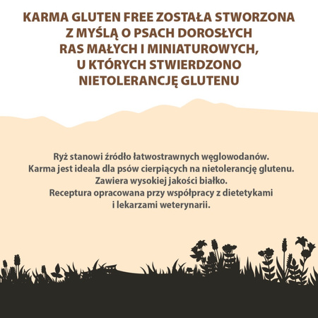 Karma sucha dla psa PUPIL Premium MINI bogata w gęś z ryżem i aronią 10 kg