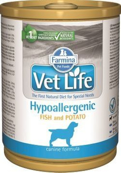Farmina Vet Life Hypoallergenic Fish & Potato Dog 300g (4) Wysyłka 24h