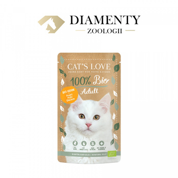 CAT'S LOVE Bio Chicken - ekologiczny kurczak w naturalnej galaretce 100g