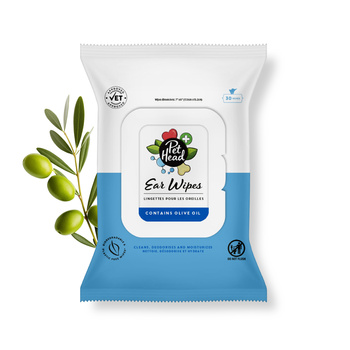 PET HEAD CHUSTECZKI PIEL DO USZU 30szt.