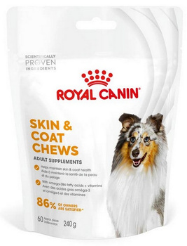 Royal Canin Skin & Coat Chews Adult Supplements 240g