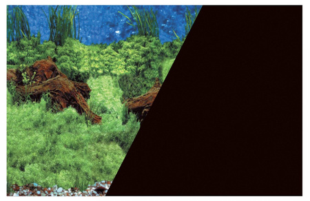 Zolux Tło do akwarium dwustronne 30 x 40 cm korzeń/czarne