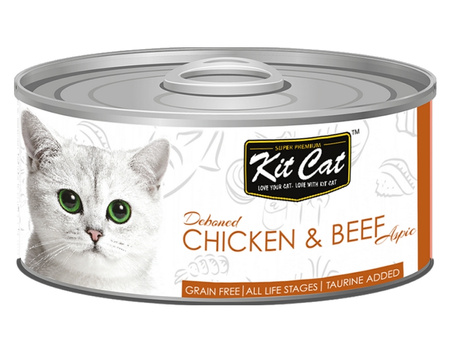 Kit Cat Deboned Chicken Beef 80g x 24szt