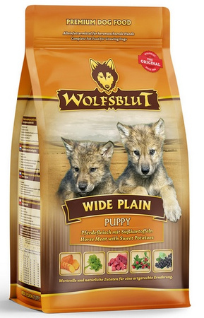 Wolfsblut Dog Wide Plain Puppy - konina i bataty 500g