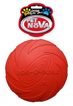 PET NOVA RUB DISC RED 15CM