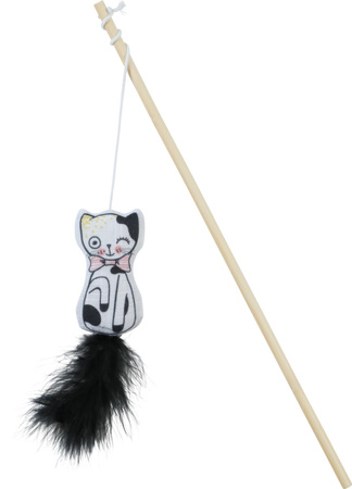 ZOLUX Zabawka dla kota wędka bambus ptak w szaliku CHATOUILLE 48,8cm