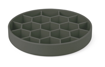 ZOLUX Miska silikonowa dla psa spowalniająca jedzenie L szara 21,5x21,5 cm