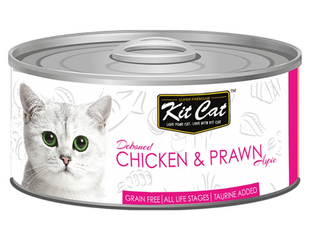 Kit Cat Deboned Chicken Prawn 80g x 24 szt