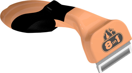 8in1 Zgrzebło dla kota do wyczesywania podszerstka Perfect Coat