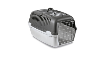 ZOLUX Transporter dla psa GULLIVER 3 metalowe drzwi szary otwierana góra