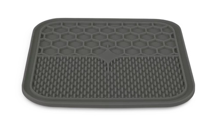 ZOLUX Mata silikonowa do lizania dla psa i kota L Giant szara 30x30 cm